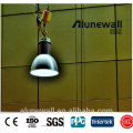 Alunewall 2017 bestsell Holzmuster Oberfläche ACP panel feuerfeste aluminiumverbundplatte wand decoation panels